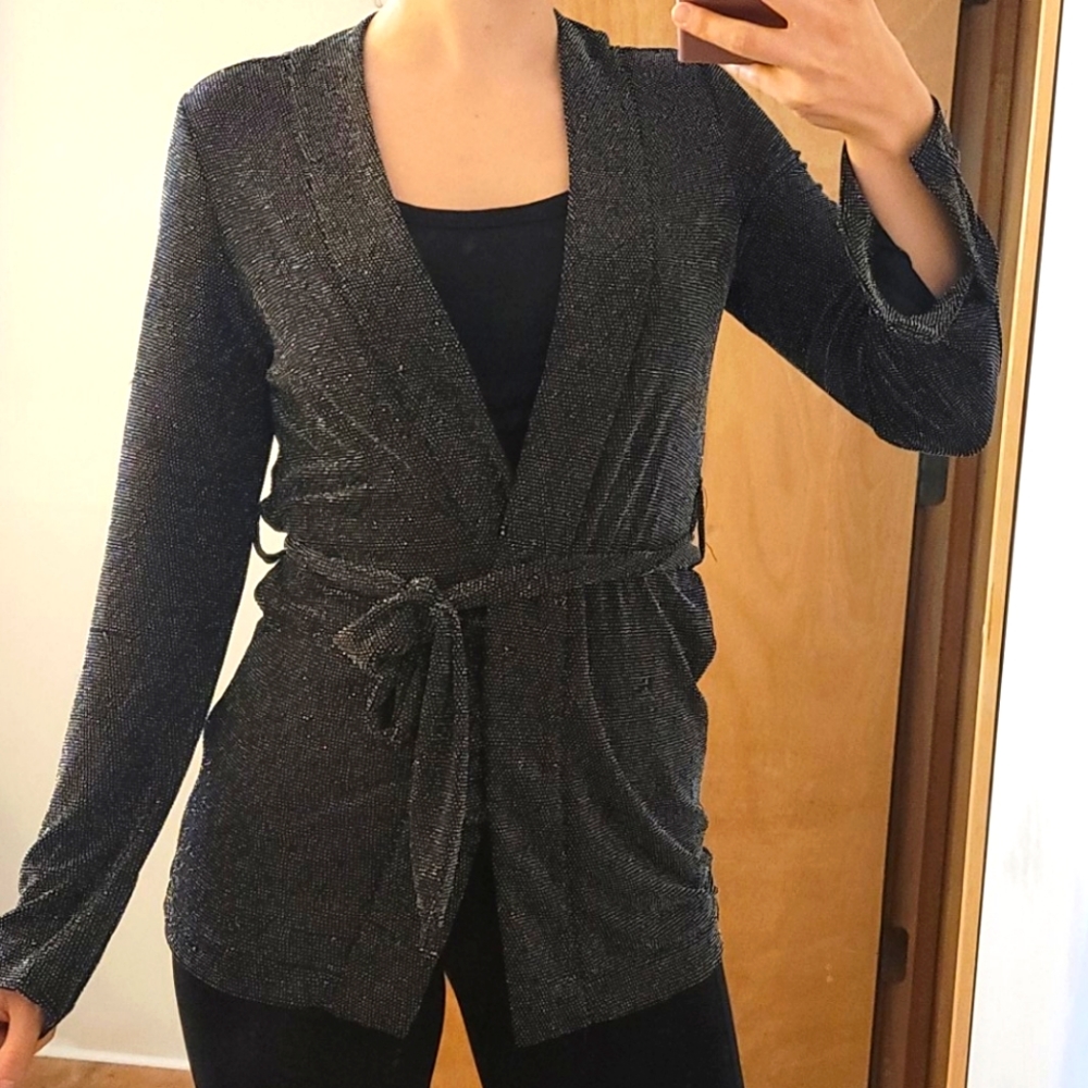 Divided by H&M sexy sparkle robe cardigan.